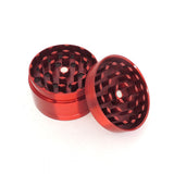 3 Part 50mm Grinder with Amsterdam Logo - Red D&K