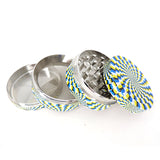 4 Part 50 mm Grinder with All Over Print Hypnosis Design - Assorted Designs!