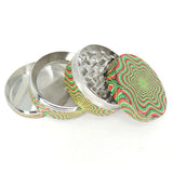 4 Part 50 mm Grinder with All Over Print Hypnosis Design - Assorted Designs!