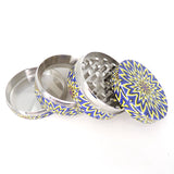 4 Part 50 mm Grinder with All Over Print Hypnosis Design - Assorted Designs!