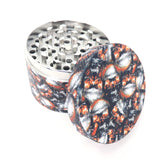 4 Part 50 mm Grinder with Skull Print All Over - Assorted Designs!