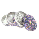 4 Part 50 mm Grinder with Skull Print All Over - Assorted Designs!
