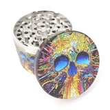4 Part 50 mm Grinder with Skull Print All Over - Assorted Designs!