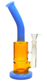 10" Color Glass Water Pipe with Honeycomb Perc