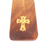 10" Classic Incense Wood Burner - Assorted Designs cross