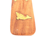 10" Classic Incense Wood Burner - Assorted Designs dolphin