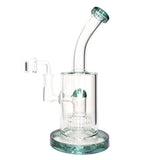 9" Bent Mouthpiece Matrix Water Pipe - Green