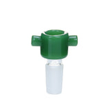 Solid Color Barrel Bowl - 14mm Male - Green