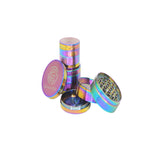 Grind Eeze 4 Part Zinc Grinder - Rainbow - Assorted Sizes
