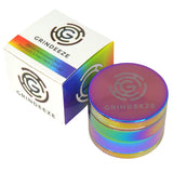 Grind Eeze 4 Part Zinc Grinder - Rainbow - Assorted Sizes