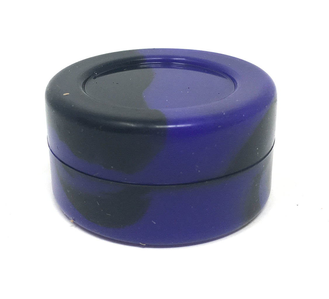 Silicone Dab Container: Extra Large 7 x 7 - 200ml - Black - Silicone Bong