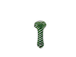 5 Inch Green Striped Hand Pipe