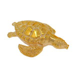 4" Electroplated Sea Turtle Glass Pipe