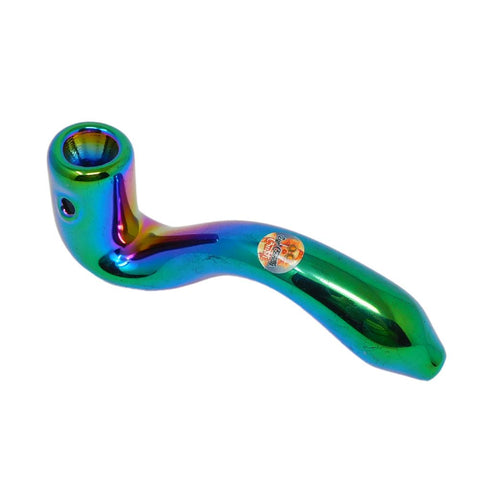 4" Electroplated Sherlock Glass Pipe