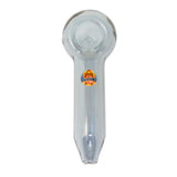 4" Electroplated Classic Spoon Glass Pipe