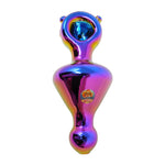 5" Helix Body Electroplated Glass Pipe
