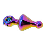 5" Helix Body Electroplated Glass Pipe