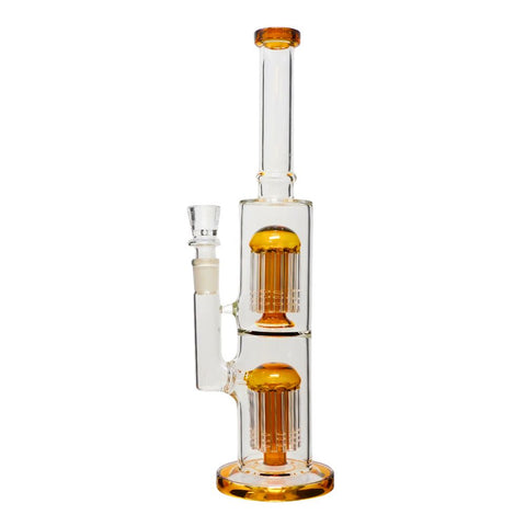 14" Double Tree Perc Water Pipe