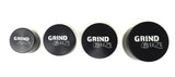 Grind Eeze 4 Part Zinc Grinder - Silver - Assorted Sizes Online Smoke Shop Online Head Shop Herb Grinder
