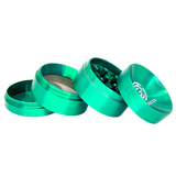 Grind Eeze 4-Part Zinc Concave Top Herb Grinder - Assorted 40mm