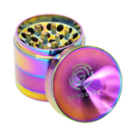 Grind Eeze 4-Part Zinc Concave Top Herb Grinder - Assorted 40mm