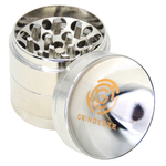 Grind Eeze 4-Part Zinc Concave Top Herb Grinder - Assorted 40mm