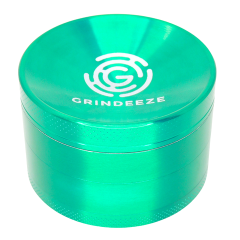 Grind Eeze 4-Part Zinc Concave Top Herb Grinder - Assorted (63mm)