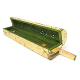 Coffin Incense Burner - Golden Garden