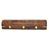 Coffin Incense Burner - Gold Leaf