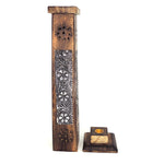 Coffin Incense Tower Burner - Flowers