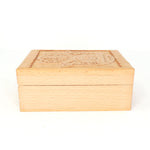 Carved Wooden Keepsake Box - Hand of Compassion