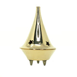 3.25in Brass Cone Incense Burner