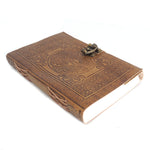 Leather Journal w/ Latch Closure - Tree of Life w/ Celtic Knots