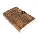 Leather Journal w/ Latch Closure - Egyptian
