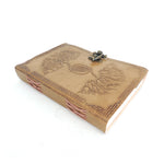 Leather Journal w/ Latch Closure - Double Tree