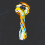 Crush Dicro Spiral Flat Mouth Piece Glass Hand Pipe
