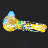 5in Fumed Spiral Floral Bowl Hand Pipe