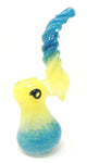 Hand Eeze 6" Twisted Frit Bubbler - Yellow