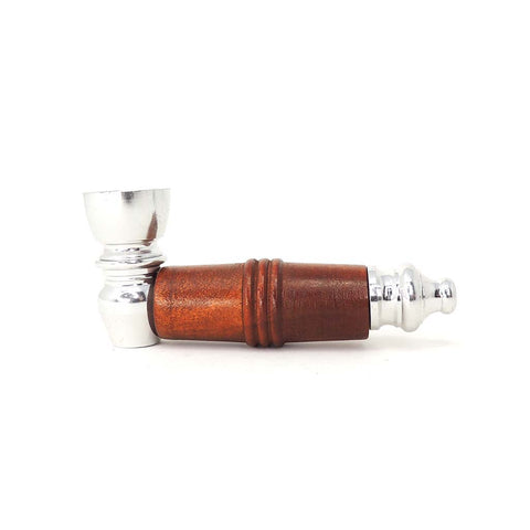3" Metal Pipe with Wooden Sleeve - Assorted Colors