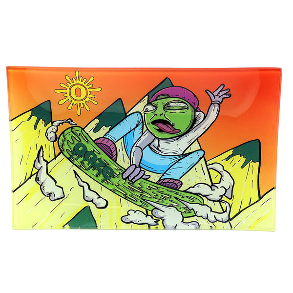 Ooze Glass Rolling Tray - Slime Carver (SM, MED), Up-N-Smoke, Online  Smoke Shop