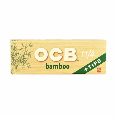 OCB Bamboo 1.25 + Tips Rolling Papers