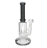 10" Cone Percolator Water Pipe - Black