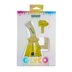 Ooze Glyco Glycerin Chilled Glass Water Pipe - Yellow