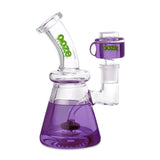 Ooze Glyco Glycerin Chilled Glass Water Pipe - Ultra Purple