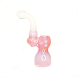 Hand Eeze 5" Bubbler - Cotton Candy glass hand pipe