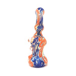 Hand Eeze 7.5" Bubbler - Marigold Orange glass hand pipe