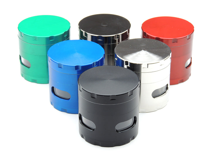4PC GRINDER W WINDOW - ASSTD F10