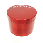 2.2in SharpStone Grinder - 55mm Online Smoke Shop Online Head Shop Herb Grinder Red