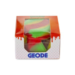 Ooze Geode Silicone & Glass Container - Assorted Colors!