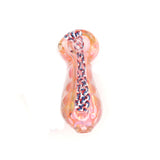 Hand Eeze 4.5" Gold Fumed Heavy Glass Pipe - Fireworks